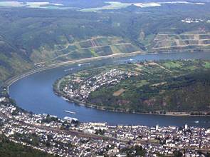 Blick auf den Rhein bei Boppard
