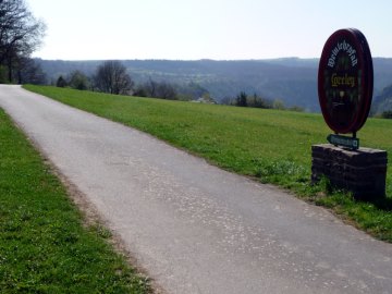 Hinweistafel Weinlehrpfad