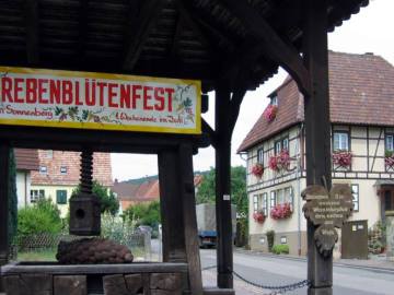 Große Kelter mit Hinweisschild