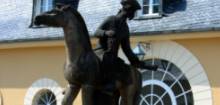 Statue des Sp&auml;tlesereiters