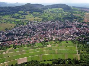 Blick von Burg Hohenneuffen
